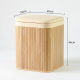 Wooden Storage Stool Large